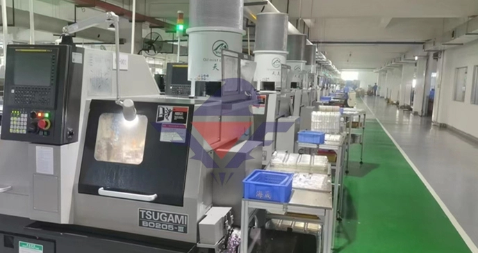 スイス旋盤加工工場
