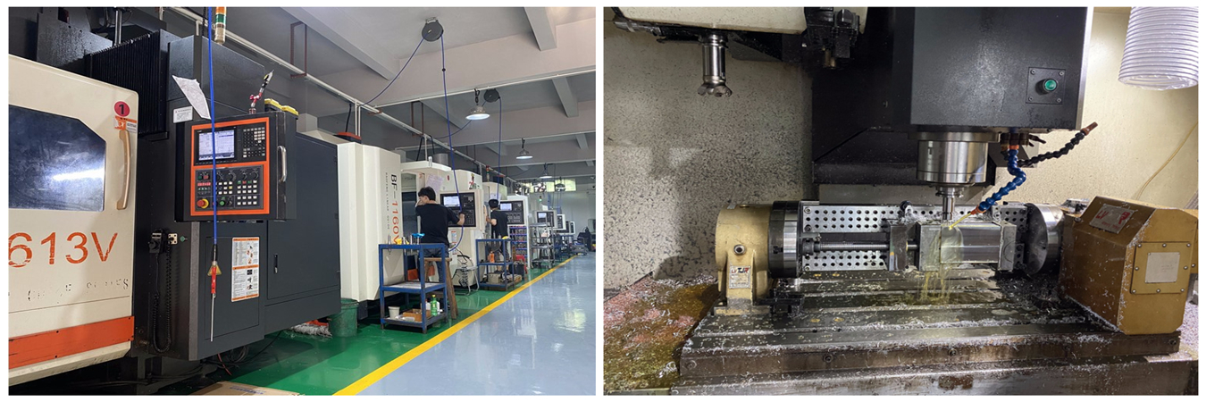 精密機械加工部品を生産するアルミニウムCNCフライス工場 精密加工工場でのアルミニウムCNCフライス加工部品製造