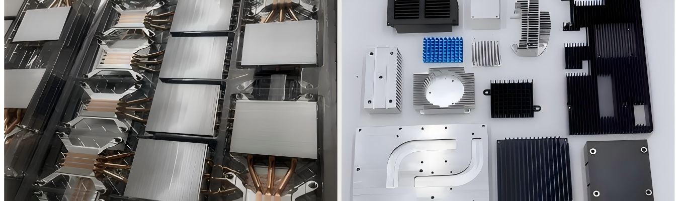 CNC Machining Heat Sinks CNC machining heat sinks with high precision for efficient cooling in electronic and industrial applications